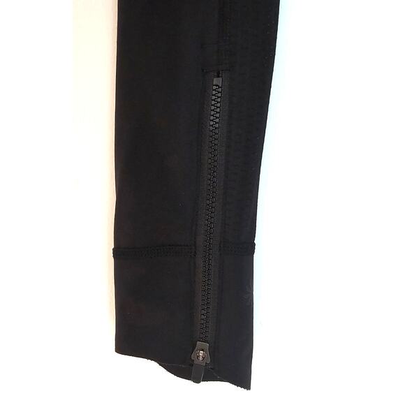 Alyson Felix Athleta Pants, Yoga, Running, Reflector, Mesh Sides, Black, Sz XS - Picture 10 of 10